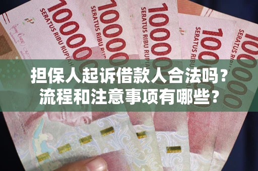 北京担保人起诉借款人合法吗？流程和注意事项有哪些？