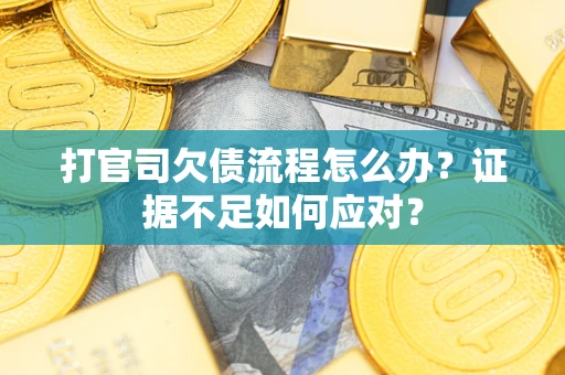 北京打官司欠债流程怎么办？证据不足如何应对？