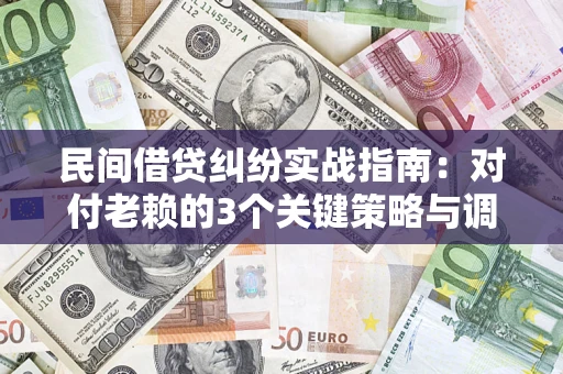 北京民间借贷纠纷实战指南：对付老赖的3个关键策略与调解盲区解析